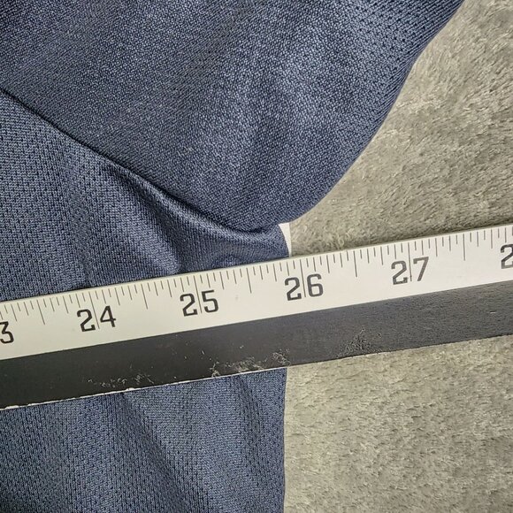 Men's Navy Blue Adidas Climalite Polo Shirt Short Sleeve Size 2XL - Picture 10 of 12